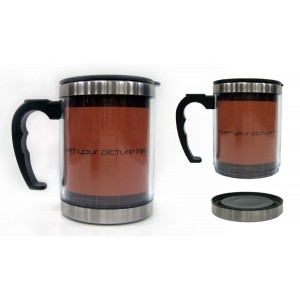 Personalized Stainless Steel Photo Mug